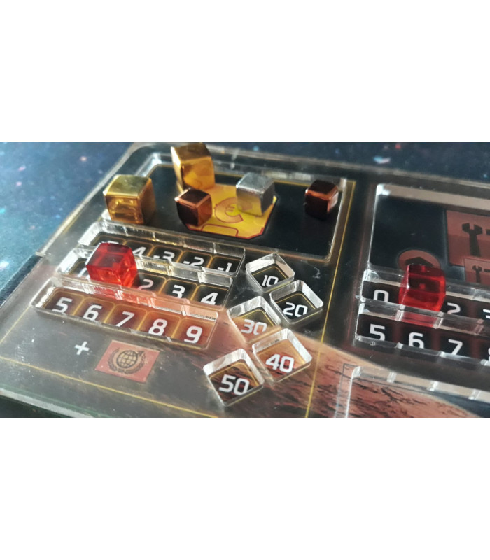 Tablero de jugador Neon para Terraforming Mars