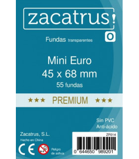 Zacatrus Mini Euro Premium (45mm x 68mm) (55 uds)