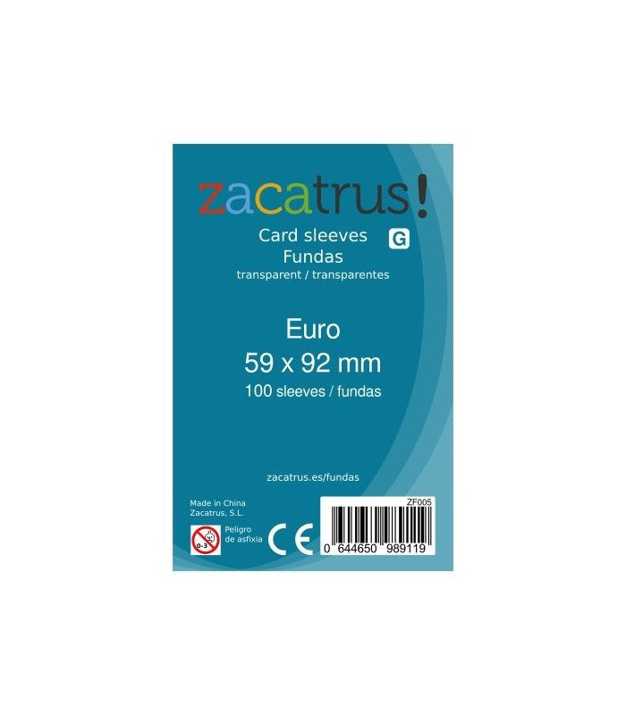 Zacatrus Euro (59 mm X 92 mm) (55uds)