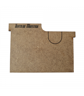 Separadores Cráneo rojo MDF