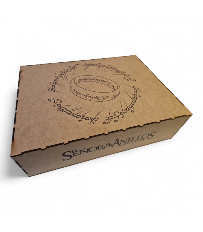 Cajón MDF UV Negro 3 mm Anillo Único El Señor de los Anillos LCG