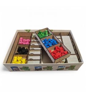 Bandeja extraíble para meeples – Accede fácilmente a tus piezas y agiliza la preparación de cada partida de Carcassonne.