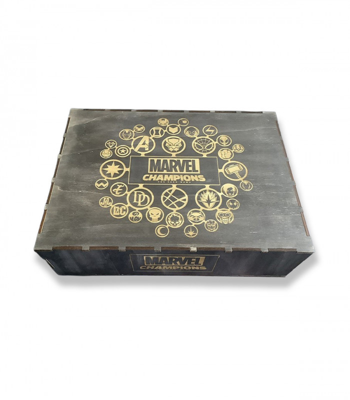 Cajón Marvel champions Tintado Wengue