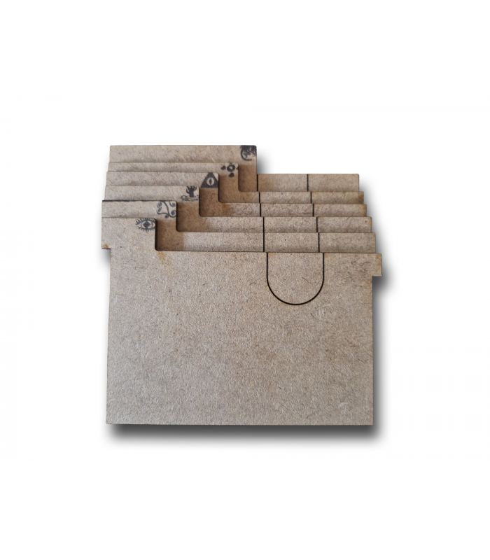 Encuentros Ciudad sumergida separadores MDF Horizontal